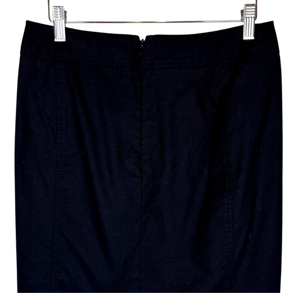 Talbots Basic Black Knee Length Zipper Closure Bu… - image 2